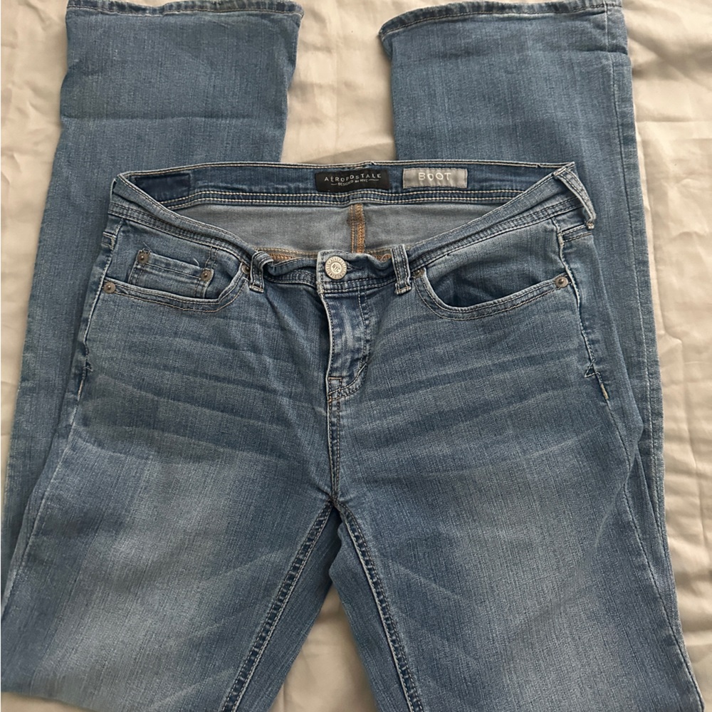 Women’s Aeropostale Bootcut Light Wash Jeans Sz 8R